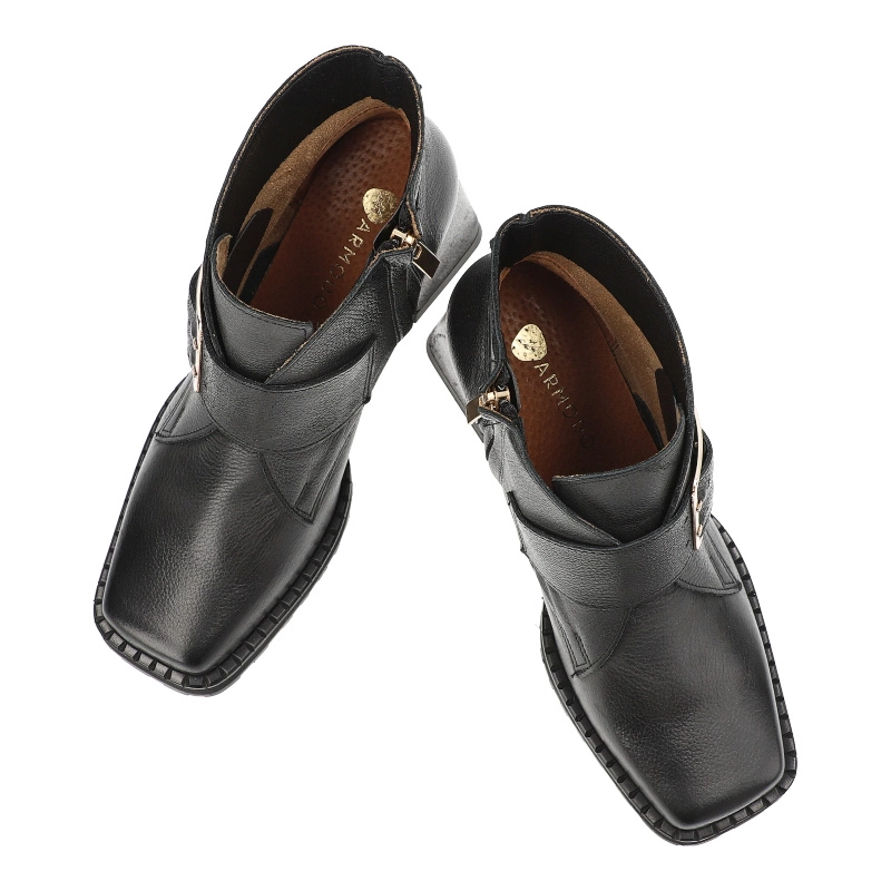 Členkové Topánky Armodo - 1393 Czarny Rustic