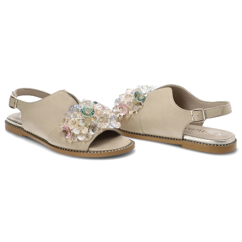 Sandále Chebello - 2937_-394-000-PSK-S130 Beżowy