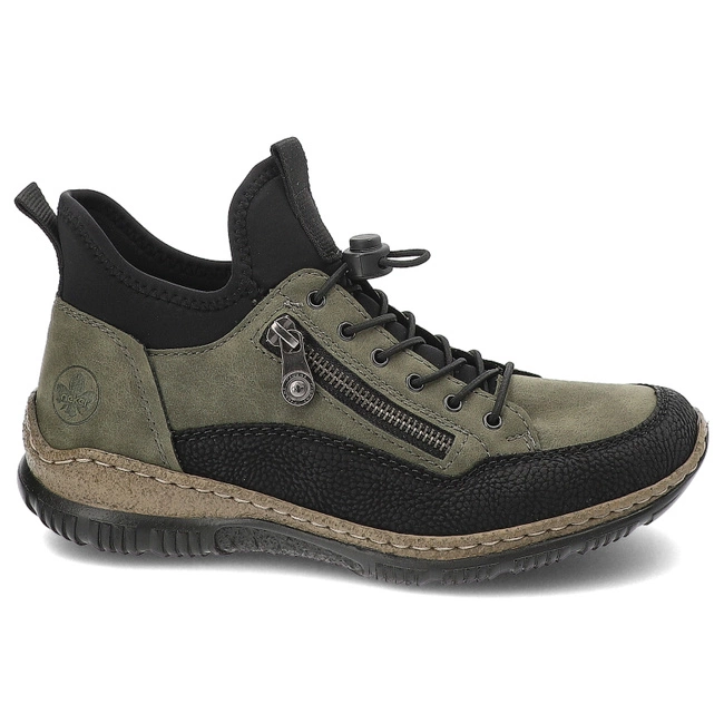 Členkové Topánky Rieker - N32G3-54 Green Combination