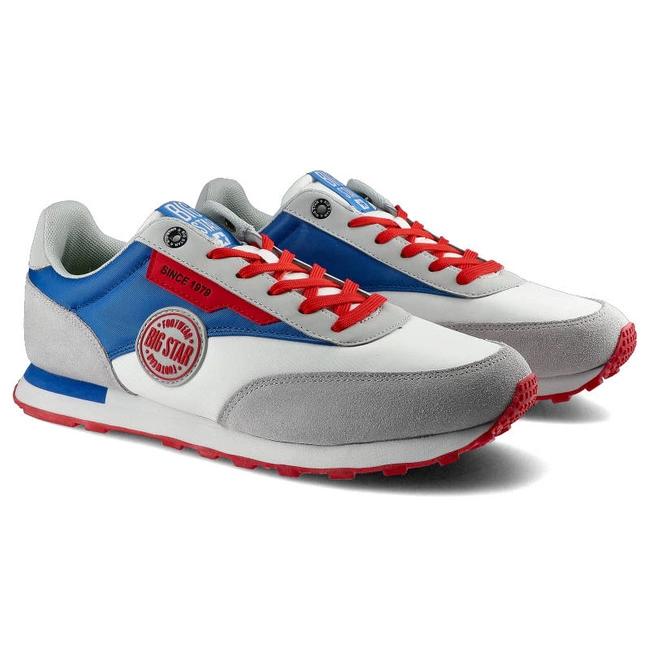 Tenisky Big Star - HH174248 Biały/Niebieski