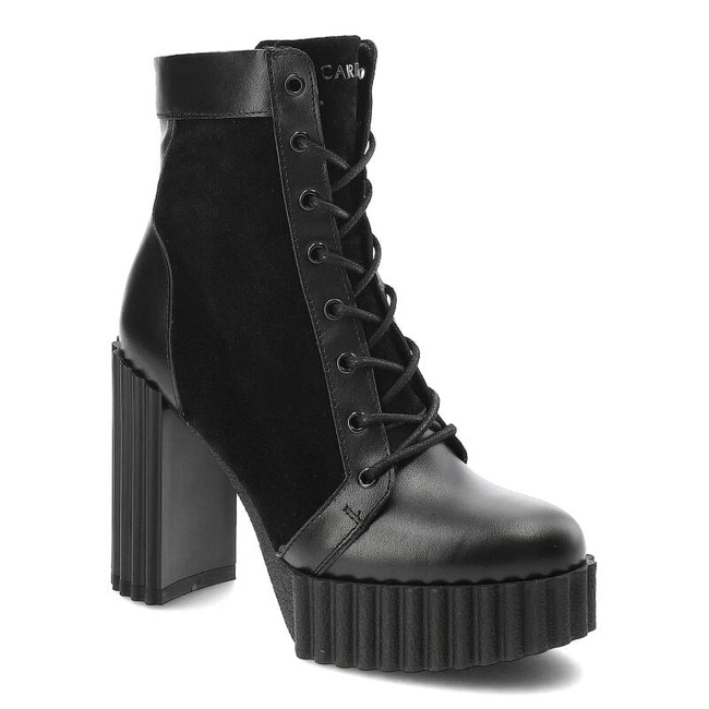 Členkové Topánky Carinii - B9314_-H20-E50-000-F10 Czarny