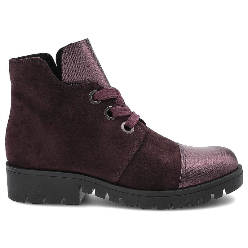 Členkové Topánky Gamis - 3542 K16/Bordo Welur