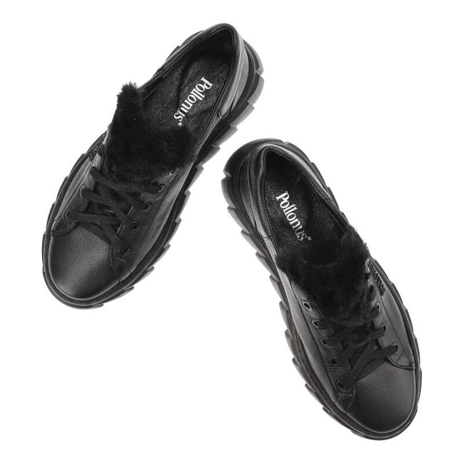 Tenisky Pollonus - 5-1616-002 Czarny Verona