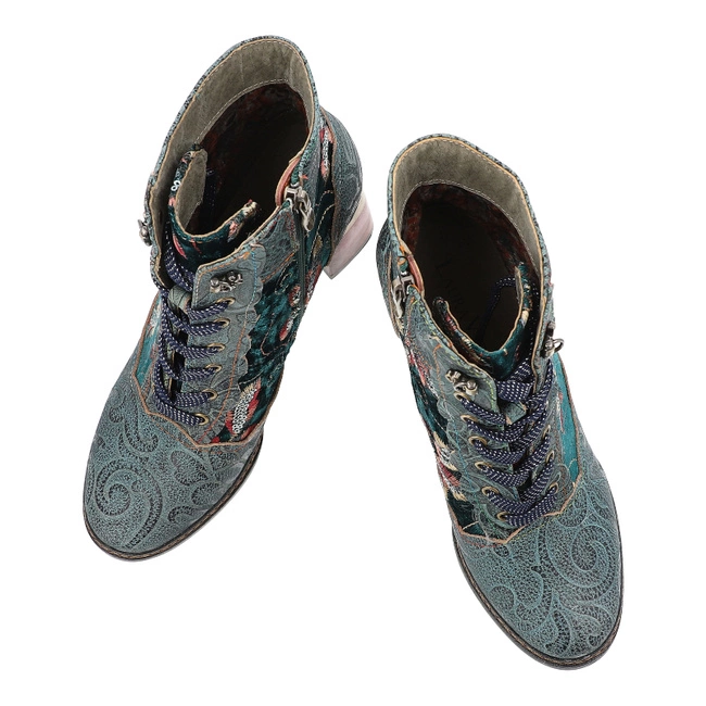 Členkové Topánky LAURA VITA - Idcano 06 SL18-6B Turquoise