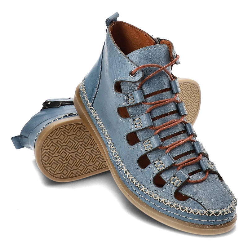 Členkové Topánky Artiker - 52C0638 Niebieski