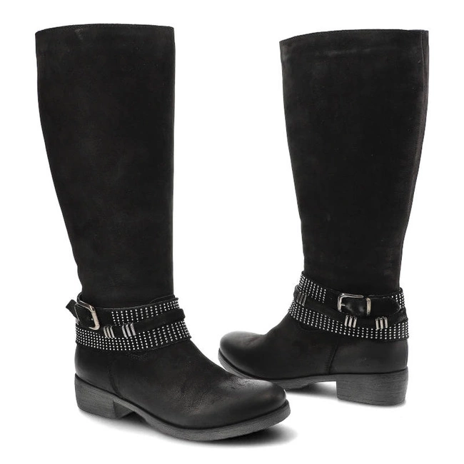 Čižmy Simen - 7846 Czarny Sam