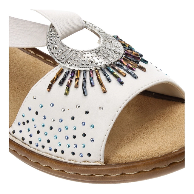 Sandále Rieker - 60880-80 White