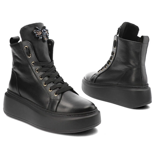 Členkové Topánky Karino - 4863/126-F Czarny/Lico