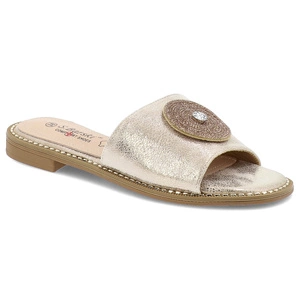 Šľapky S.BARSKI - KV51-013 Lt.Gold