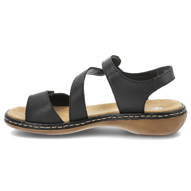 Sandále RIEKER - 659C7-00 Black