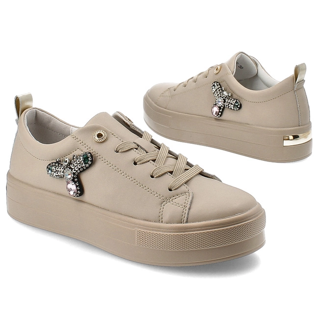 Tenisky Filippo - DP6042/24 BE Beżowy