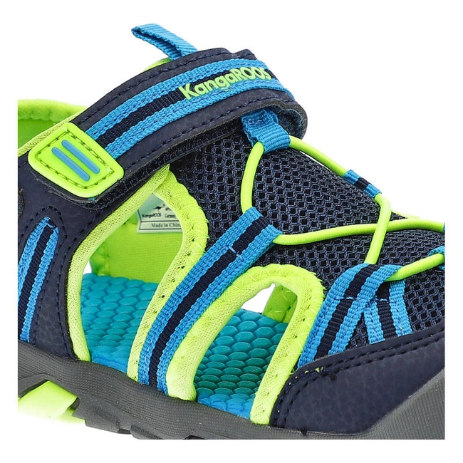 Sandále Kangaroos - 18868 000 4054 K-Trek Trail Dk Navy/Lime
