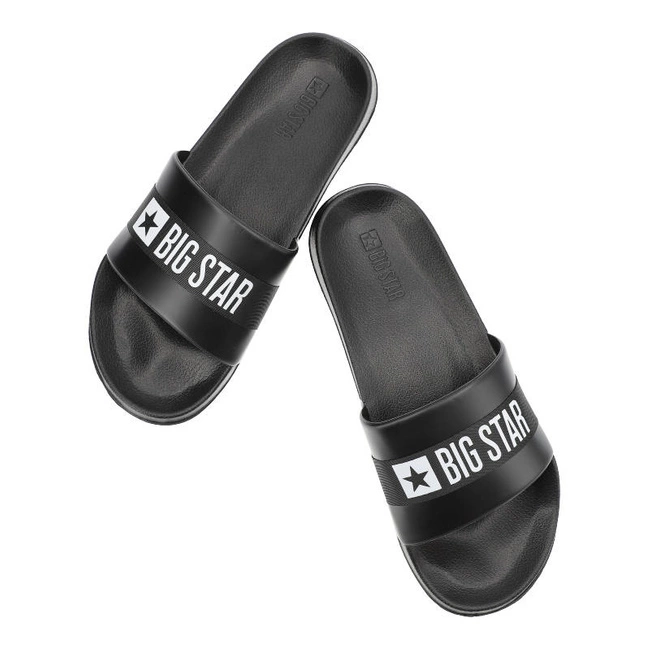 Šľapky Big Star - LL174457 Czarny 906