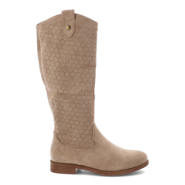 Čižmy S.BARSKI - HY51-062 Beige