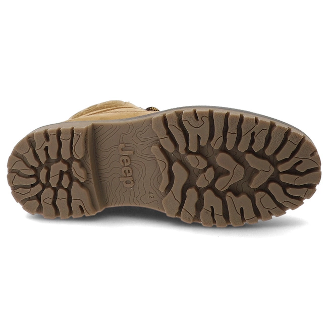 Turistické Topánky JEEP - Willys Bold Nbk JM52003A 024 Tan Yellow