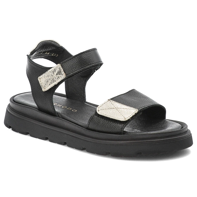 Sandále ARMODO - 40443 V.Czarny/Kryształ Złoto