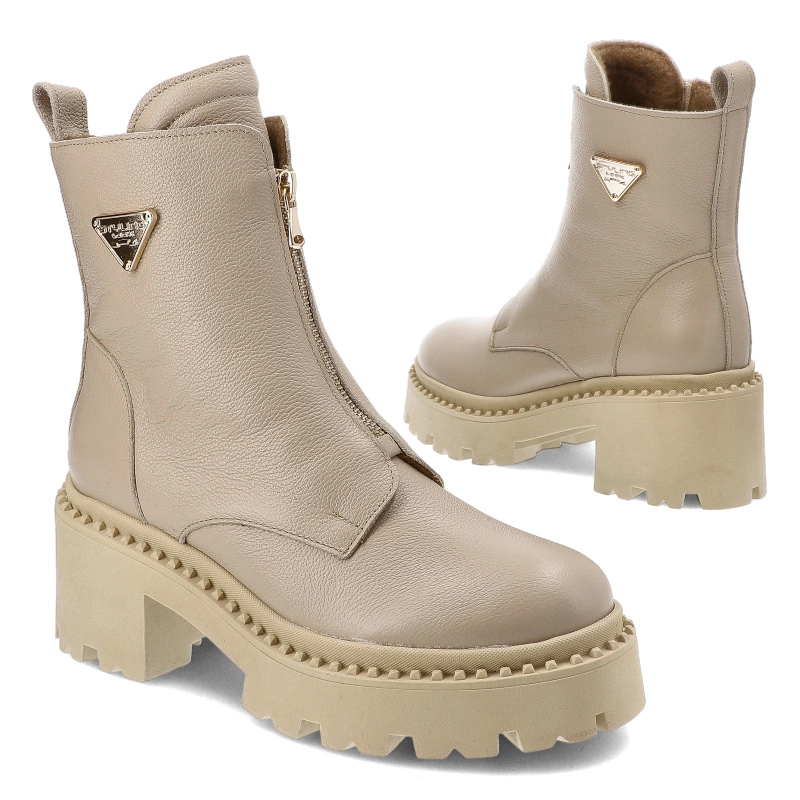 Členkové Topánky Armodo - 60491 V.Taupe+Zł.