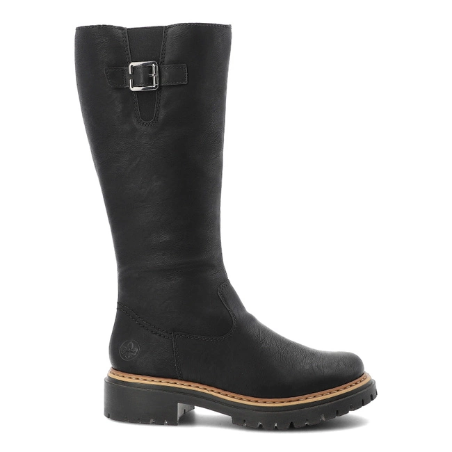 Čižmy RIEKER - 72694-00 Black