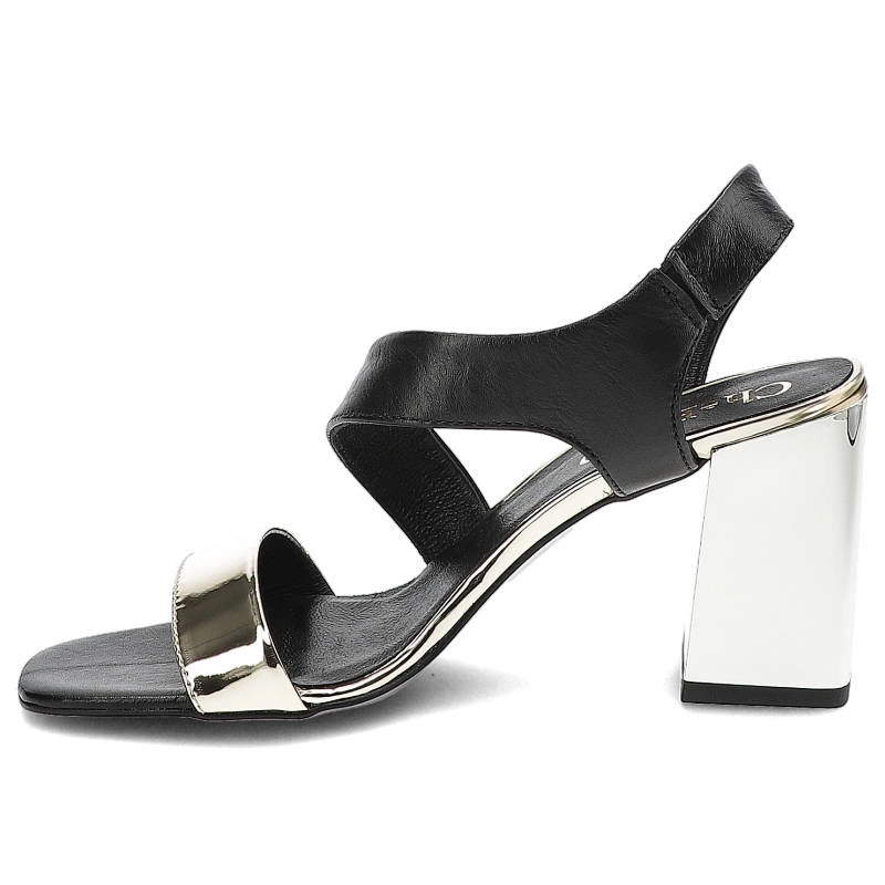 Sandále Chebello - 2880_-064-160-PSK-S183 Złoto/Czarny