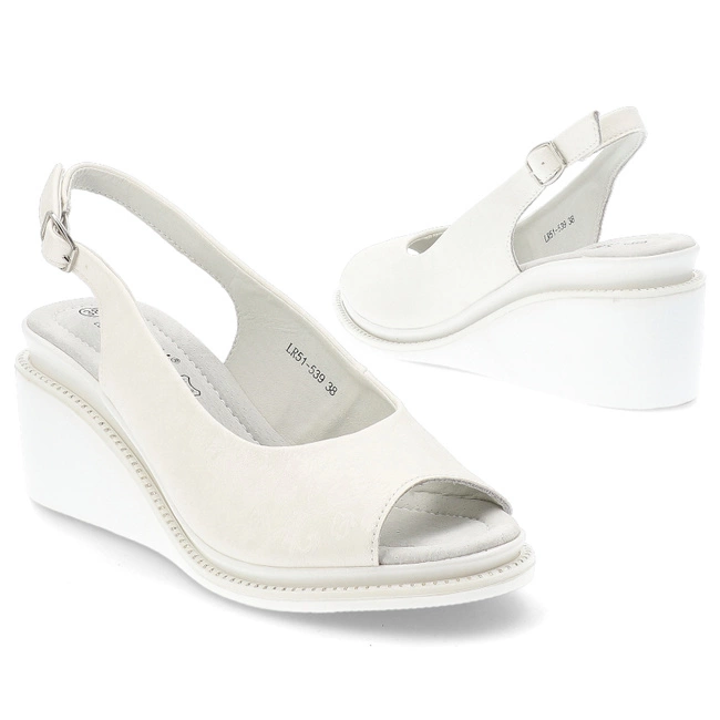 Sandále S.BARSKI - LR51-539 White