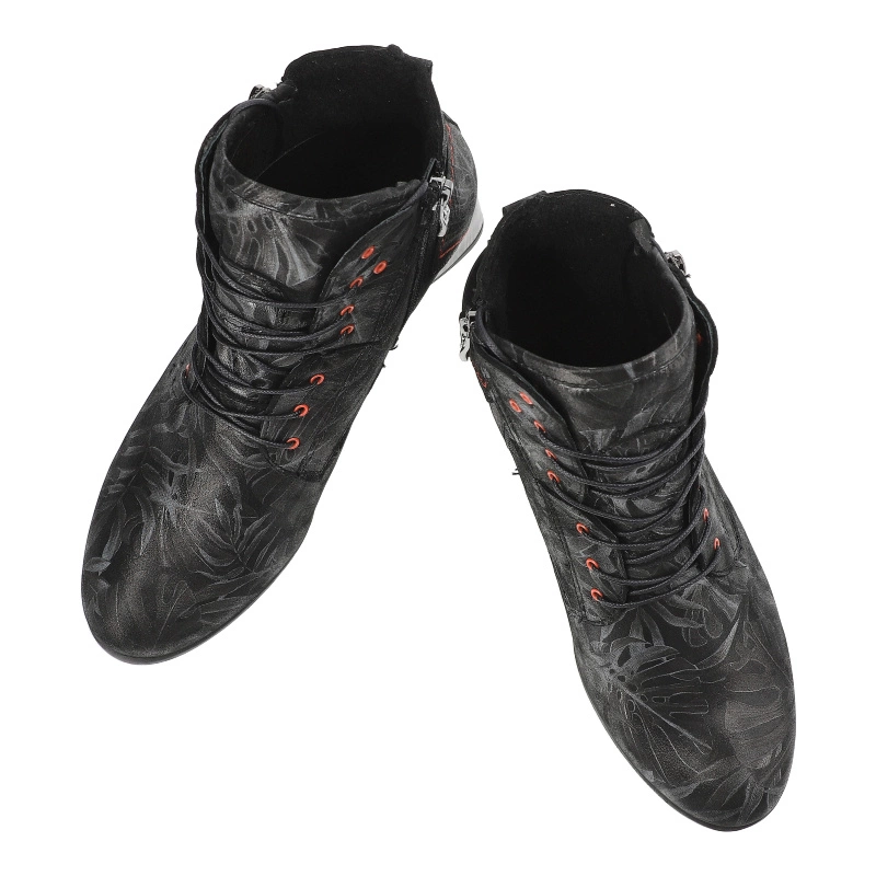 Členkové Topánky Armodo - 7147A Szary/Czarny