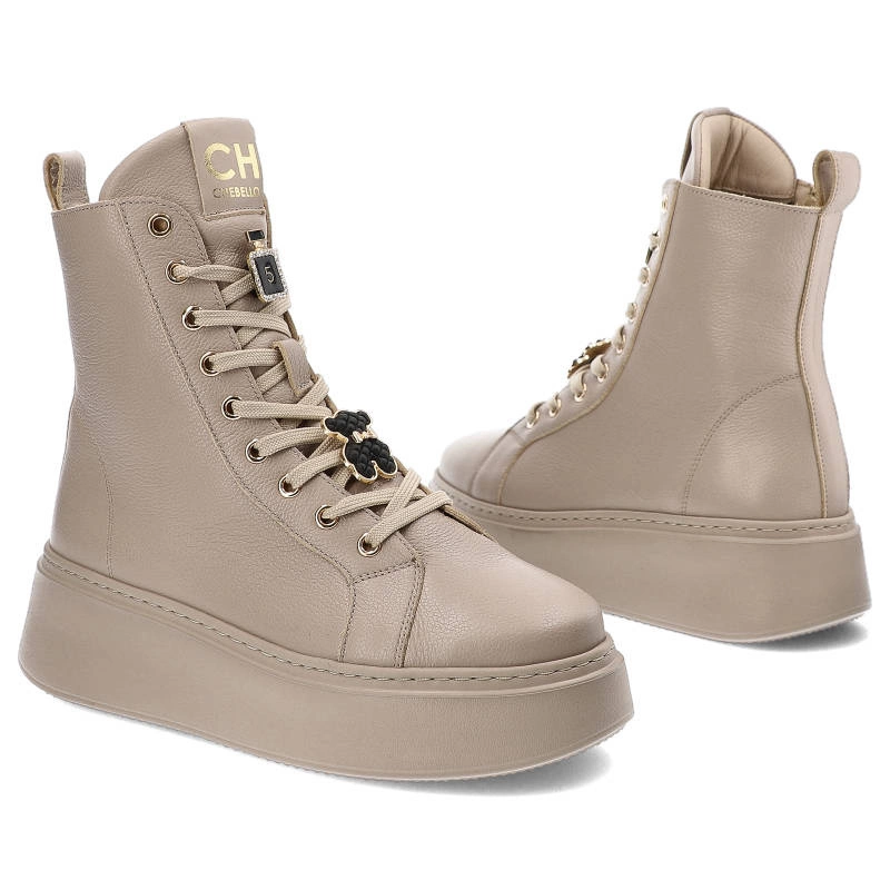 Členkové Topánky Chebello - 4294_-302-000-MIC-S251 Beżowy