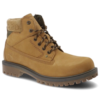 Turistické Topánky JEEP - Willys Bold Nbk JM52003A 024 Tan Yellow