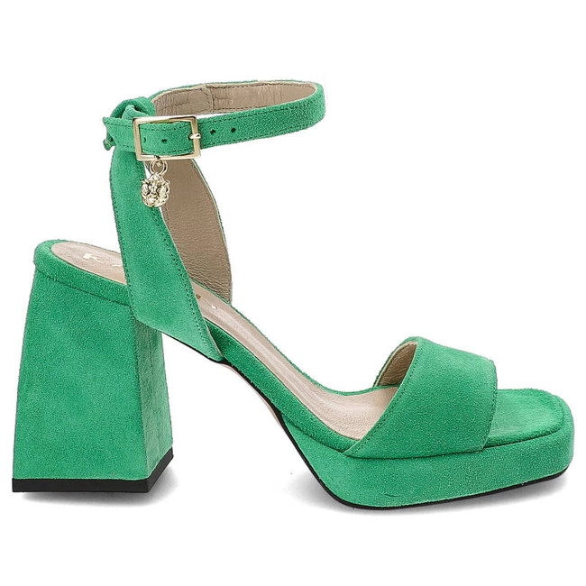 Sandále Karino - 4217/026-P Zielony/Welur
