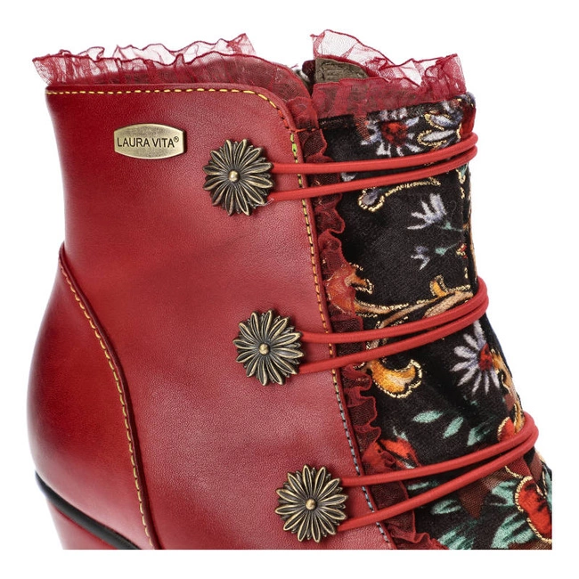 Členkové Topánky Laura Vita - Amceliao 34 SL2015-24H Grenat