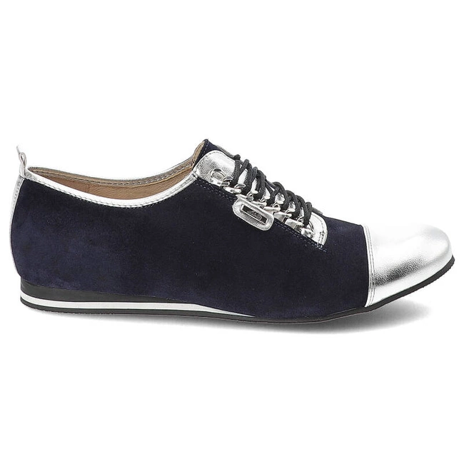 Poltopánky Libero - 4995 Granatowy/Srebrny 89/112