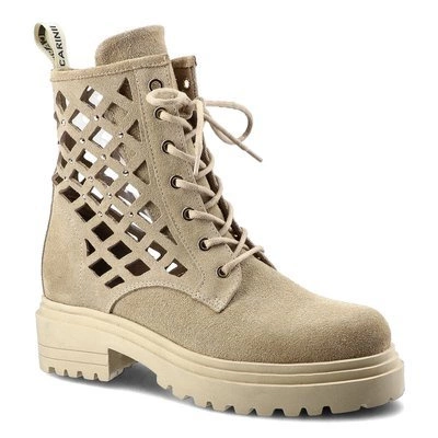 Členkové Topánky Carinii - B7039_-O17-000-000-E23 Beż