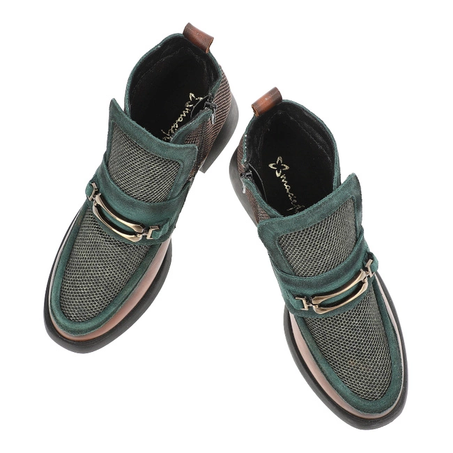 Členkové Topánky Maciejka - 06747-29/00-8 Rudo-Zielony