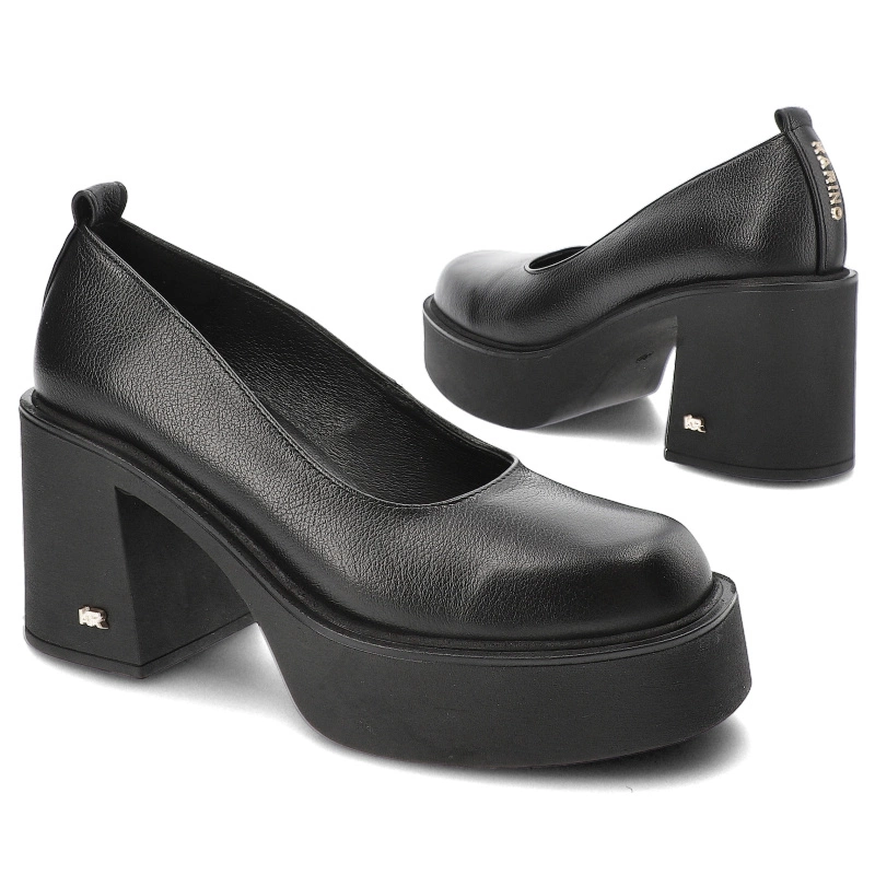 Poltopánky Karino - 5036/126-P Czarny Lico Groszek