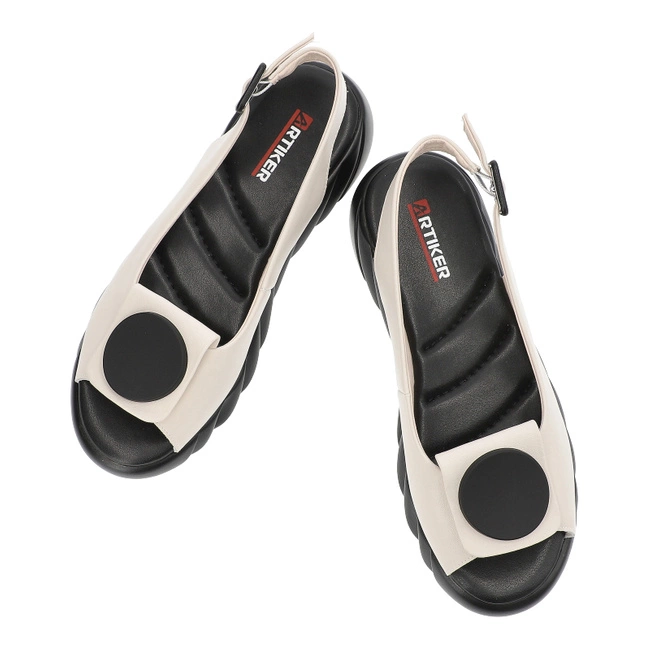 Sandále Artiker - 52C1639 Beżowy