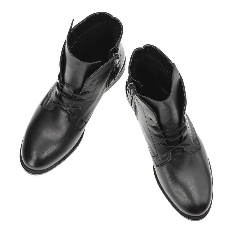 Šnúrovacie Členkové Topánky Armodo - 5-1686-002 Czarny Lico