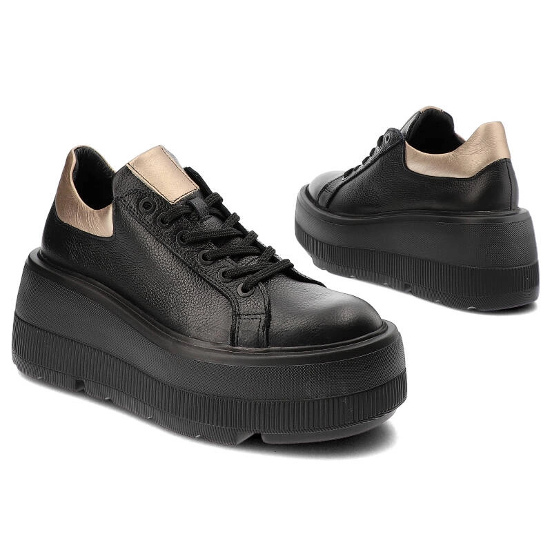 Tenisky Armodo - N1000 Czarny/Złoty 417/937