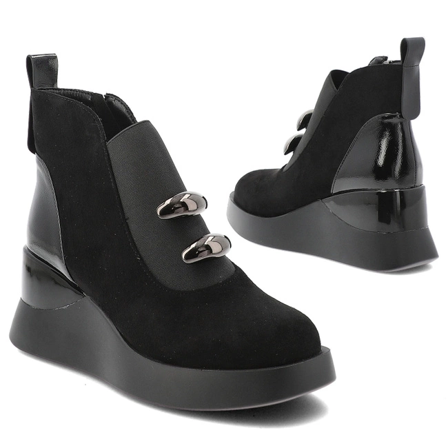 Členkové Topánky S.BARSKI - MR52-106 Black