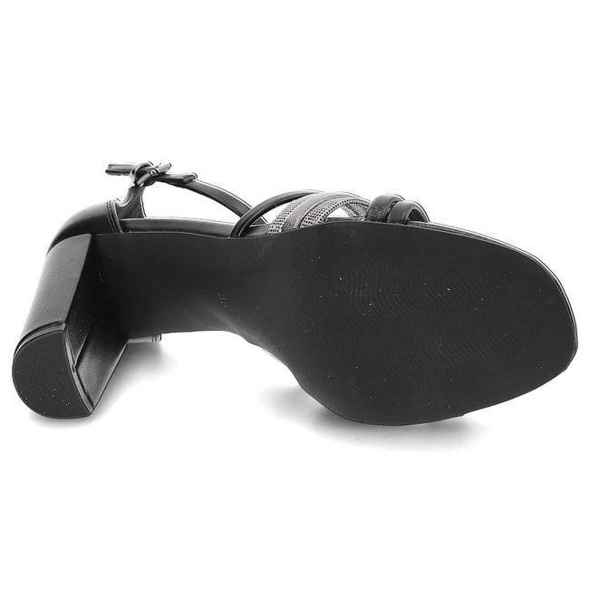 Sandále Marco Tozzi - 2-28386-20 098 Black Comb