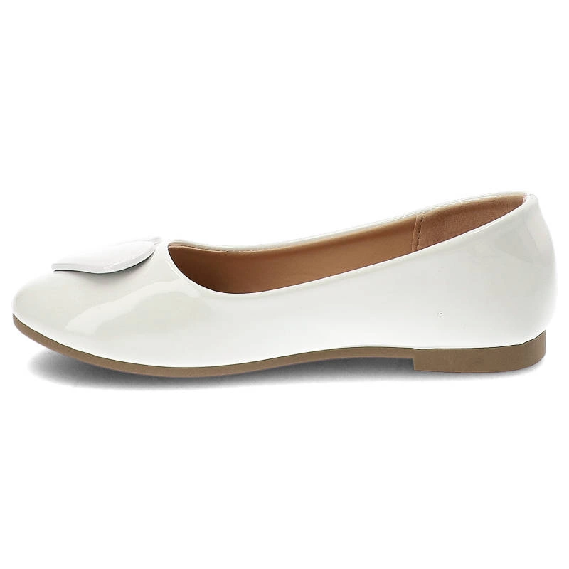 Baleríny Vinceza - 23-2215 WH Biały