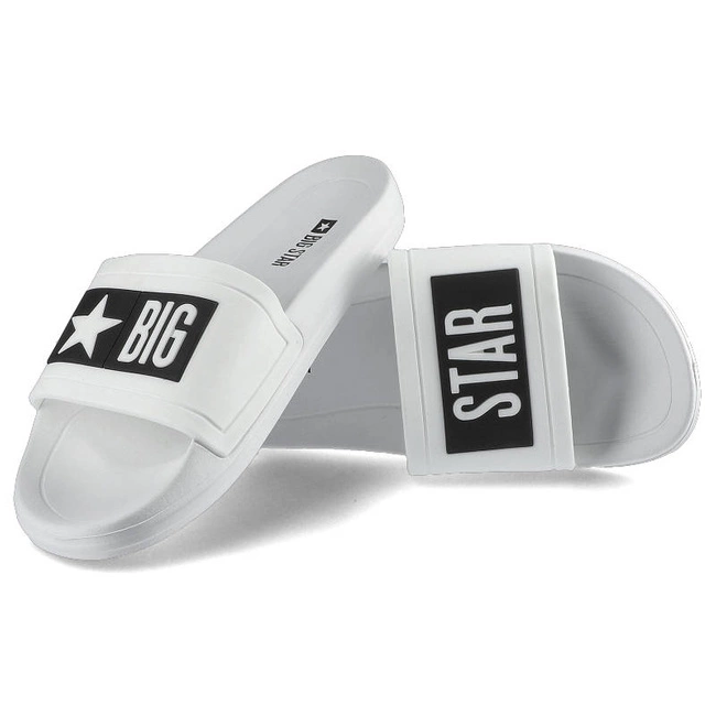 Šľapky Big Star - DD274A264 Biały
