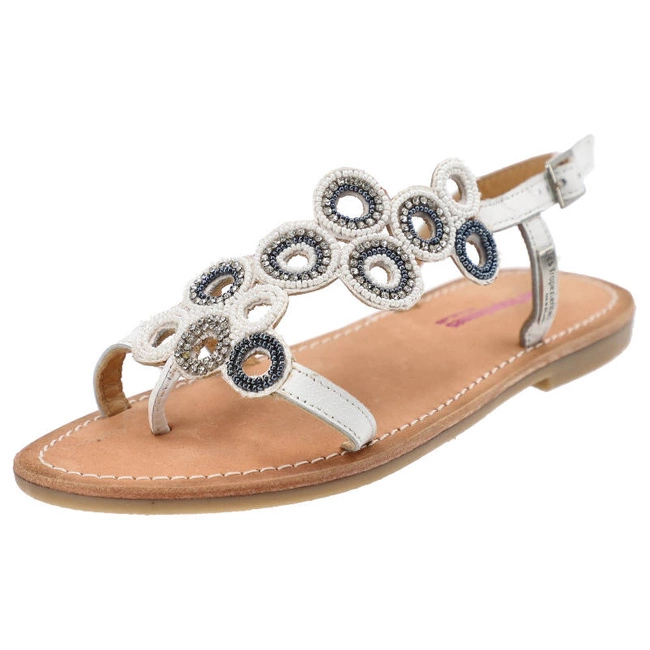 Sandále Les Tropeziennes - 12281 White/Silver