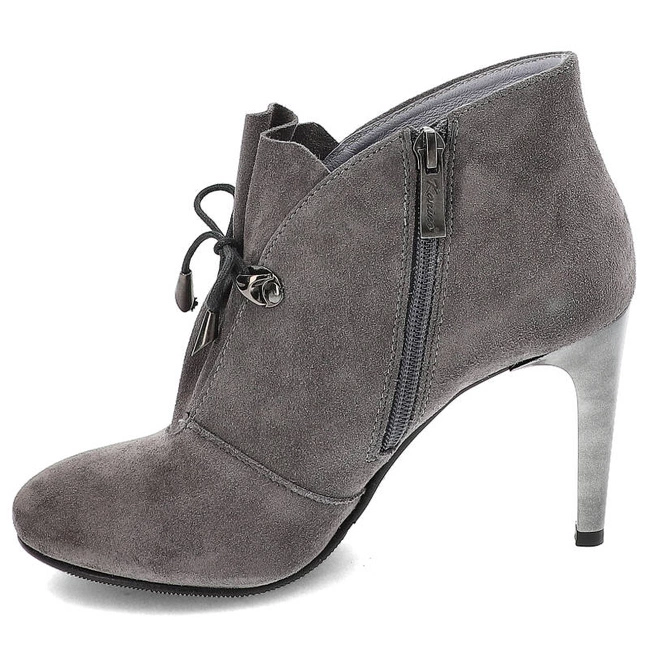 Členkové Topánky Karino - 1850/002-P Szary