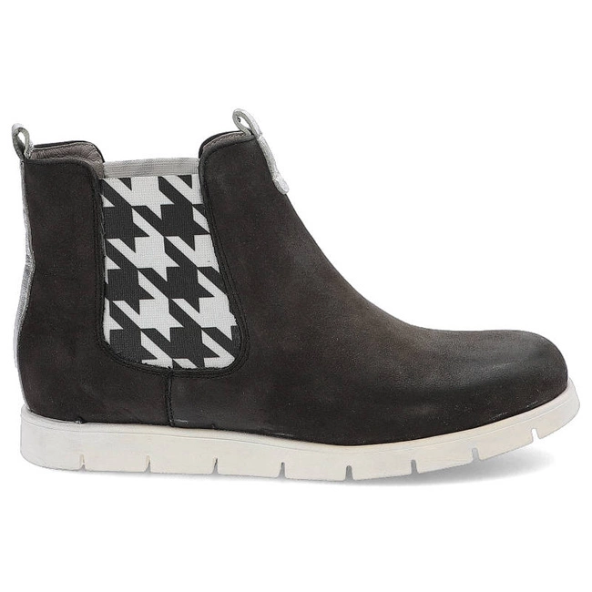 Členkové Topánky Karino - 1208 Czarny/Srebrny