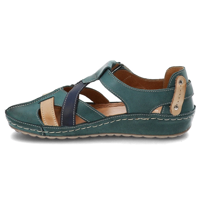 Sandále Armodo - 74 Zielony/Granat/Rudy 948/949/952