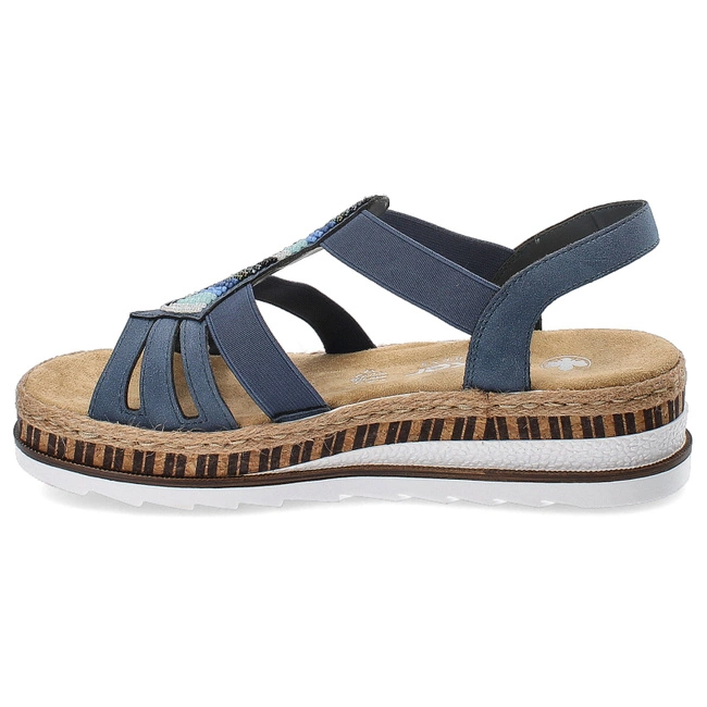 Sandále Rieker - V7909-12 Blue
