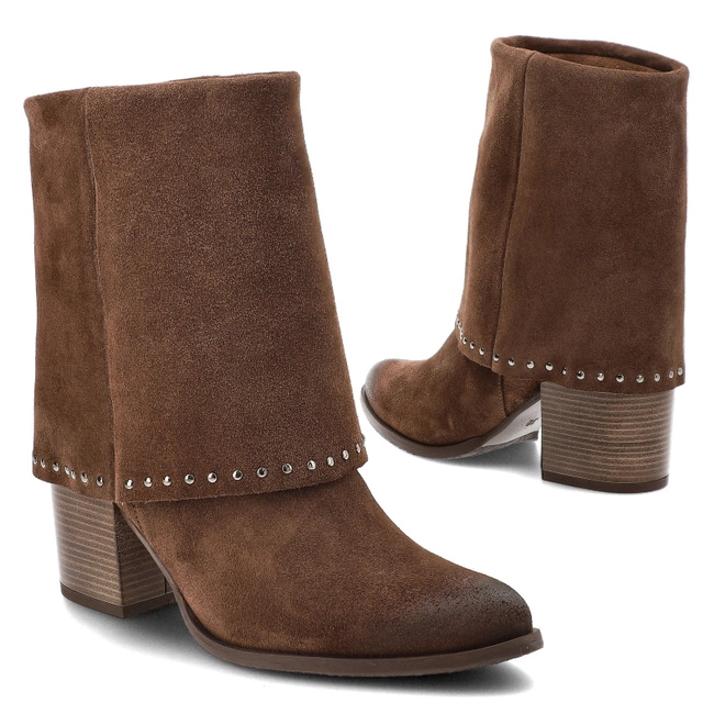 Členkové Topánky Karino - 5309/015-F Rustik/Welur