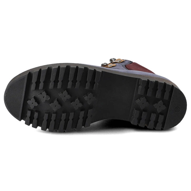 Členkové Topánky Pollonus - 5-0958-005 Granat/Bordo