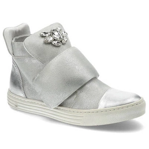 Členkové Topánky Carinii - B3522_G32-F73-000-996 Venus Lustro Srebro/Dave Met.6729/0101