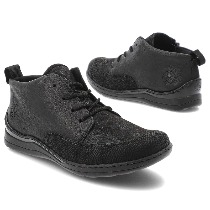 Poltopánky RIEKER - 48922-00 Black