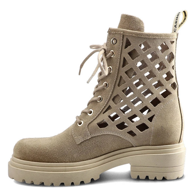 Členkové Topánky Carinii - B7039_-O17-000-000-E23 Beż